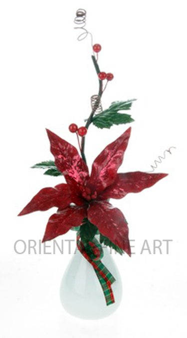 CR-58170-X. 
POINSETTIA W / BERRIES